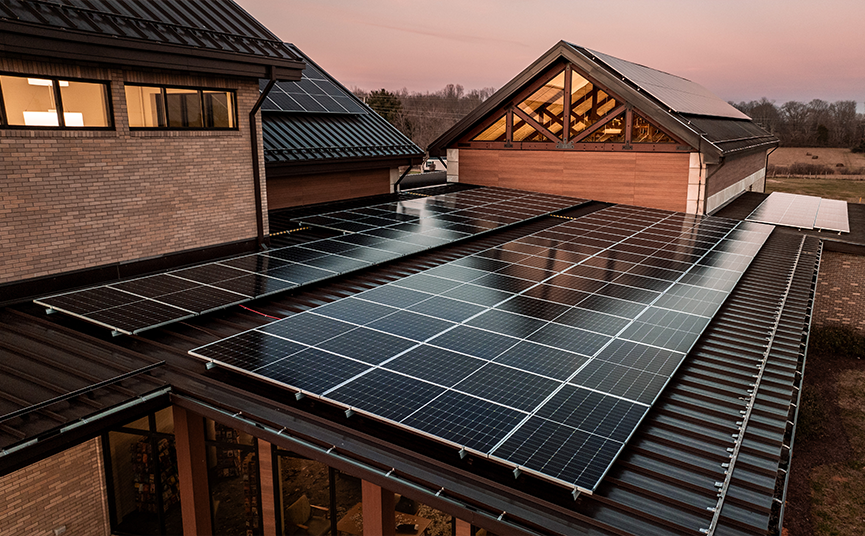 美国肯塔基州社区公共图书馆光伏项目87.2kW-2
